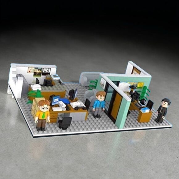 NEW The Office Dunder Mifflin Scranton Branch Construction Updated Characters - Picture 1 of 7